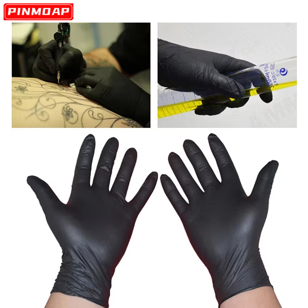 Medical Gloves - 使い捨てニトリル手袋,多目的,ラテックスフリー,滅菌,医療,調理,家庭,簡単な掃除,10個,50個