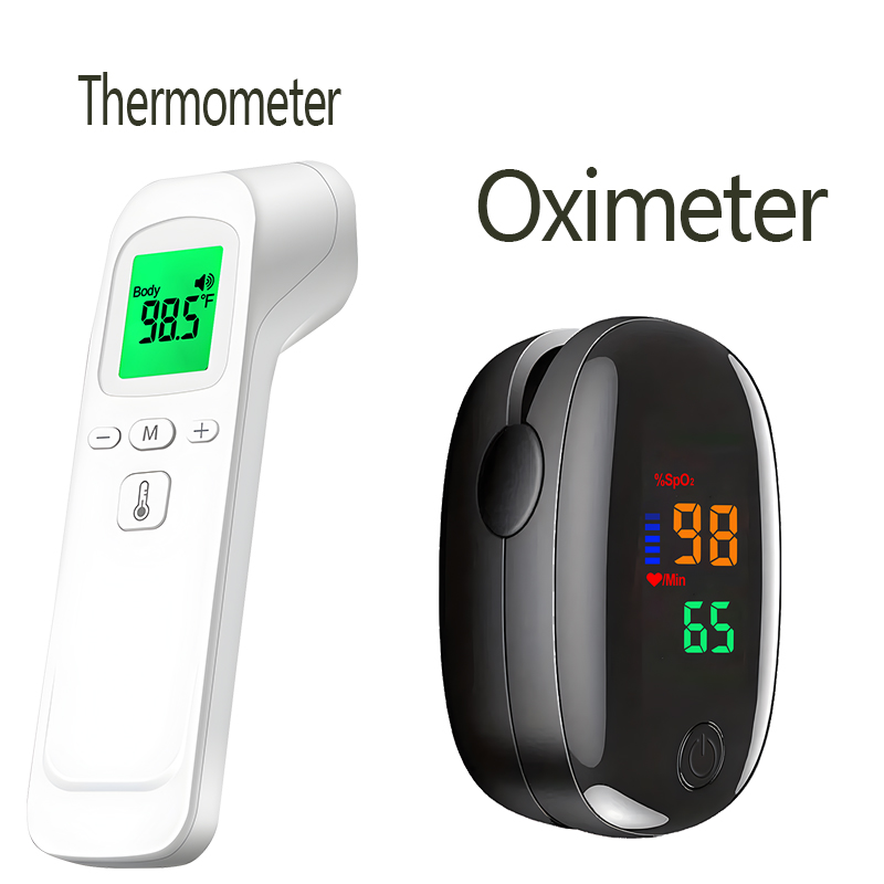 Pulse Oximeter - 非接触型赤外線額温計（摂氏・華氏表示対応）、携帯型電子赤外線温度計、医療用指先パルスオキシメーター