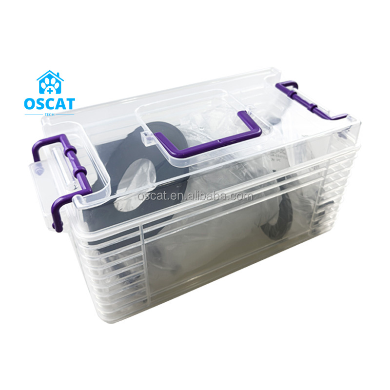 Surgical Mask - OSCAT獣医用機器使い捨て医療用PVCフルフェイス鼻腔手術麻酔マスク（ソフトエアクッションとリングハンガー付き）