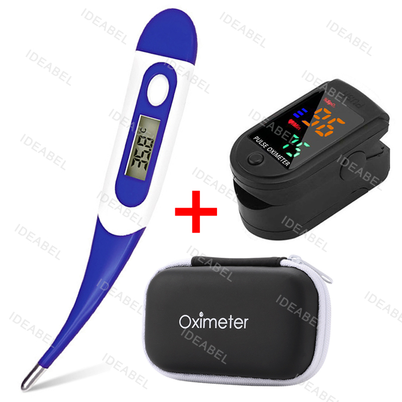 Pulse Oximeter - デジタル体温計 正確な口腔・脇の下温度測定 発熱警告機能付き体温計 赤ちゃん用体温計 パルスオキシメーター 指先測定