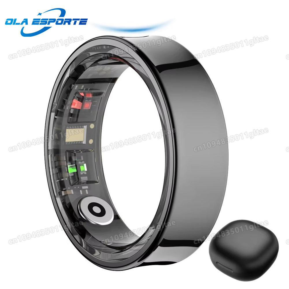 Blood Pressure Monitor - R10スマートリング 充電ケース付き 男女兼用 血圧 健康 睡眠モニター