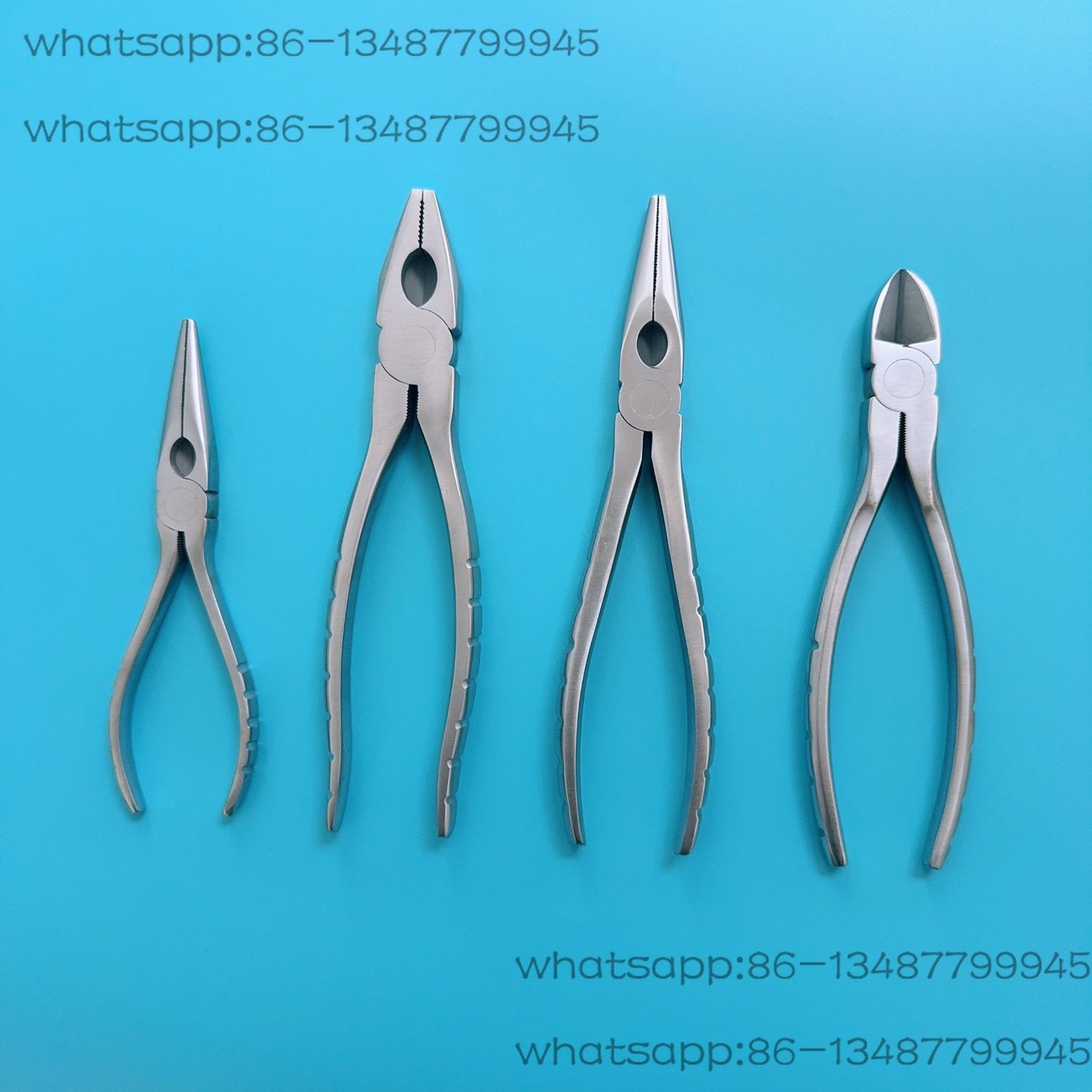 Medical Scissors - ステンレス製 医療グレード 食品グレード ニードルシザーズ スチールニードルシザーズ バイスノーズプライヤー