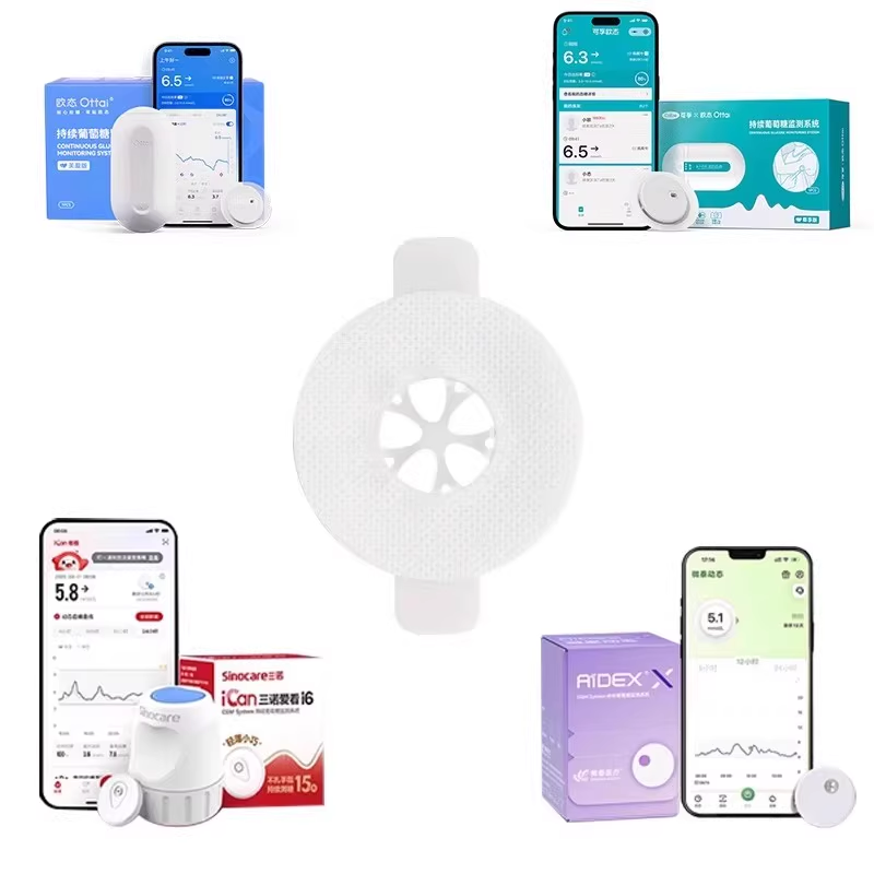 Medical Tape - Linxセンサーパッチ医療用粘着テープCGMステッカーAidex X Linx Ican Freestyle Libre2センサー保護用プラスチックケース