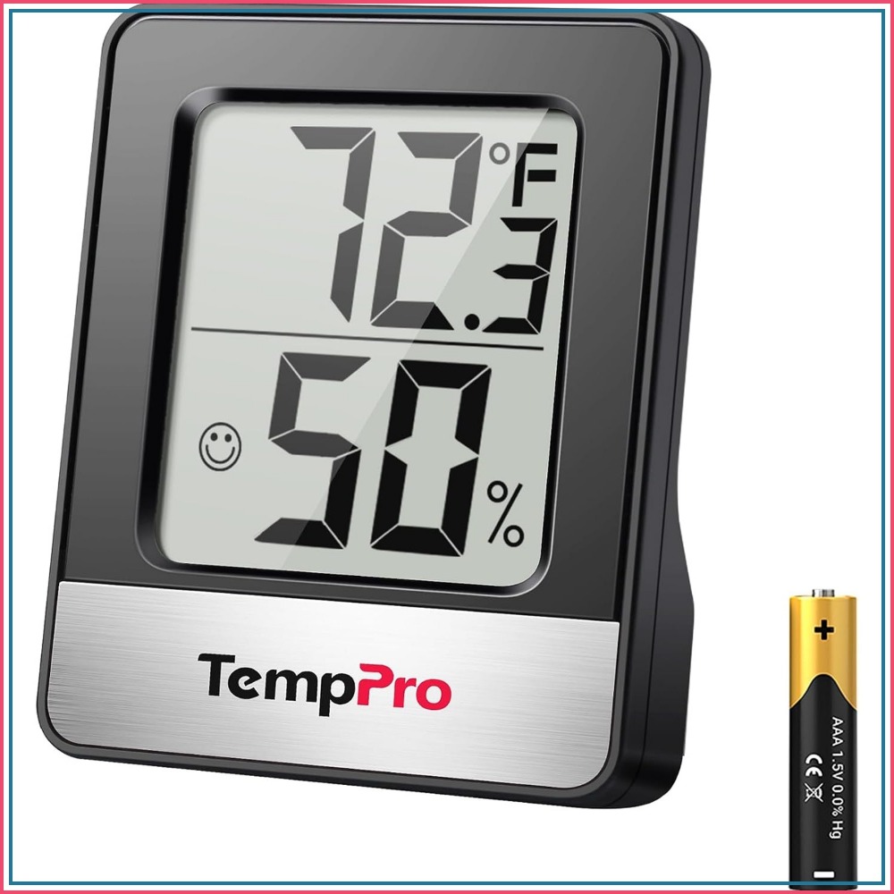 Thermometer Digital - デジタル湿度計 室内温度計 湿度計 温度と湿度モニター付き室内温度計 ミニ湿度計