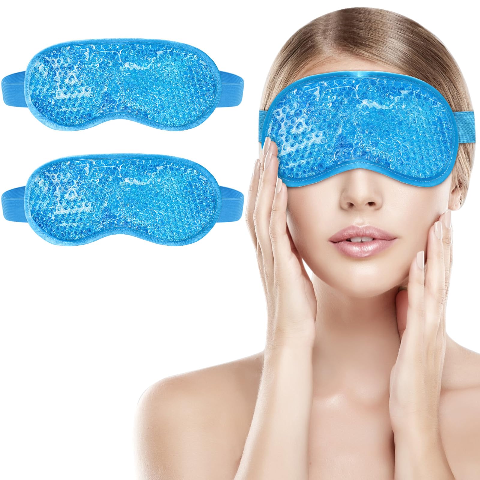 Surgical Mask - 目のむくみ解消冷却アイマスク、手術後の目元用冷感アイマスク、緊張ストレス緩和、目のかゆみ、頭痛に