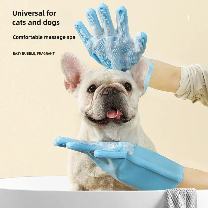 ペットグルーミングクリーニンググローブ犬猫入浴シャンプーグロ - Medical Gloves のレビューと価格