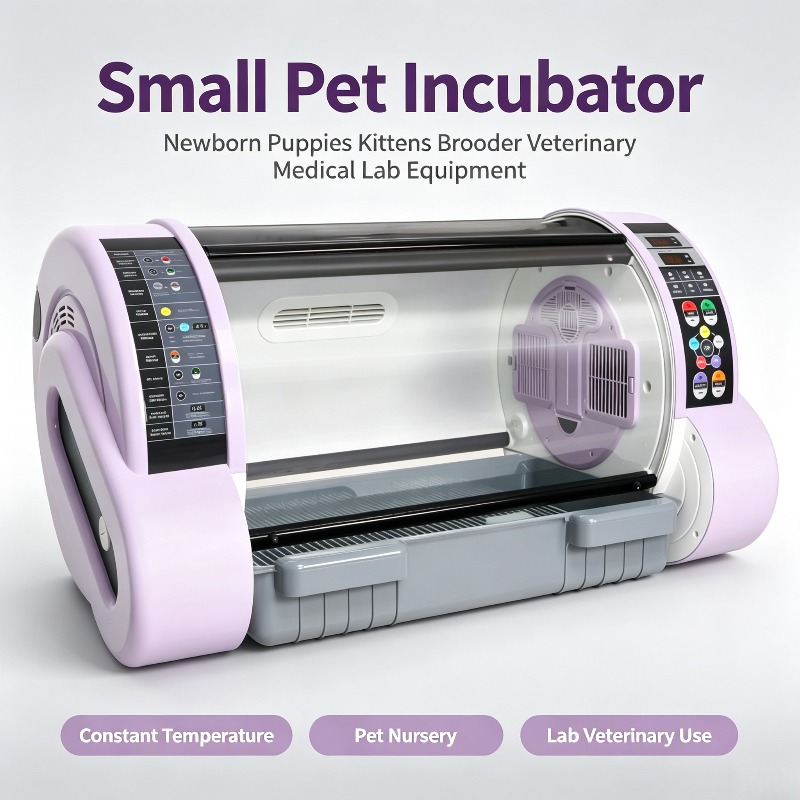 新生子の子犬や子猫用の小型ペットインキュベーター、動物育成器 - Lab Incubator のレビューと価格