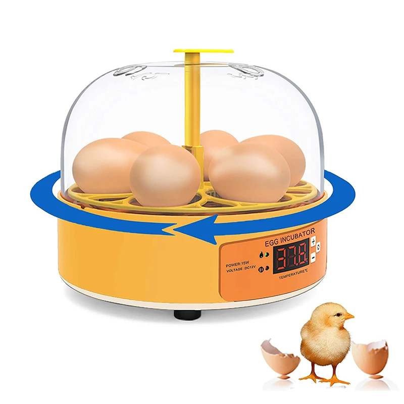 鶏・アヒル・ガチョウ用孵卵器 6卵 自動転卵式 ミニ家庭用自 - Lab Incubator のレビューと価格