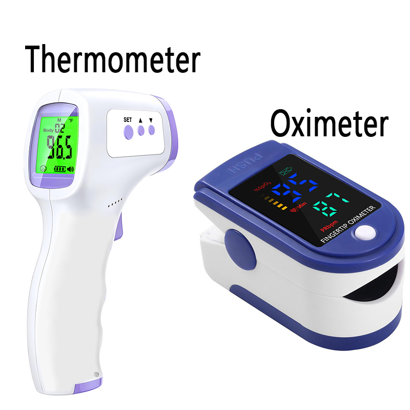 デジタル赤外線体温計額体温計非接触式体温計または医療用ポータ - Pulse Oximeter のレビューと価格