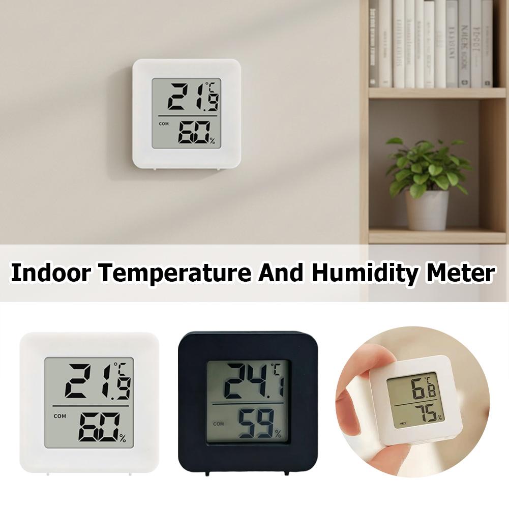 新しい温度計ゲージ、室内用ミニデジタル温度計湿度計、壁掛けセ - Thermometer Digital のレビューと価格