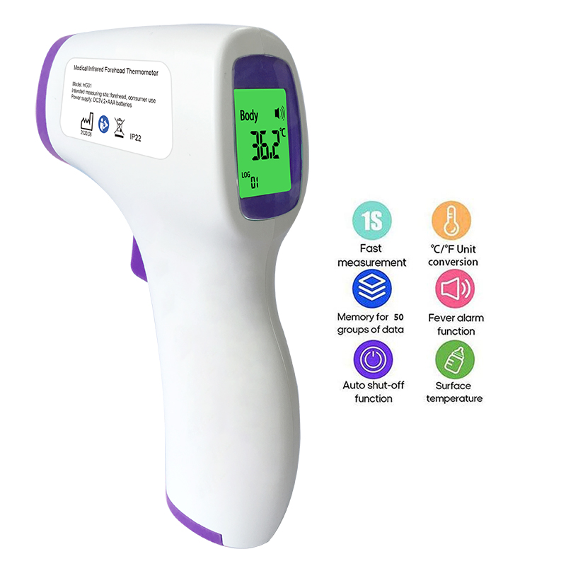 1 個の額温度計赤外線ハンドヘルド温度計、家庭用温度計、非接 - Pulse Oximeter のレビューと価格