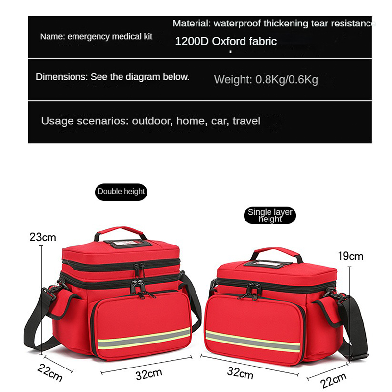 ロゴ入り防水携帯用緊急キット、医療キット、車用救急キット、名 - First Aid Kit のレビューと価格