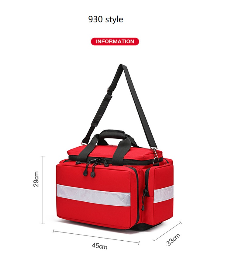 反射ストリップ付きの大容量屋外救急キット ポータブル収納バッ - First Aid Kit のレビューと価格