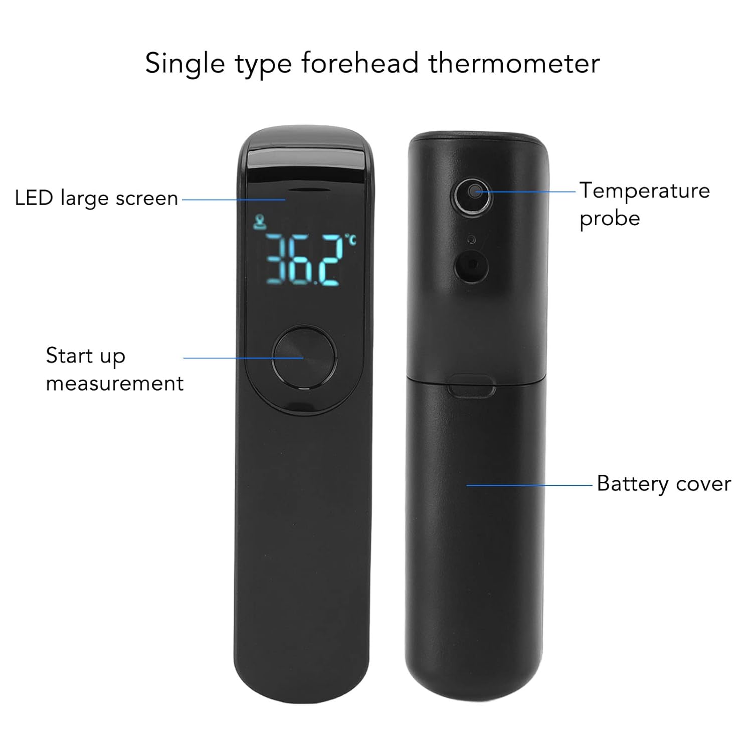 IDEABEL 赤外線発熱温度計デジタル LCD 幼児大人用 - Pulse Oximeter のレビューと価格