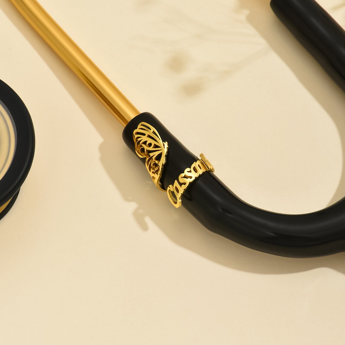 ステンレス鋼聴診器名札パーソナライズされた蝶の名前聴診器チャ - Stethoscope のレビューと価格