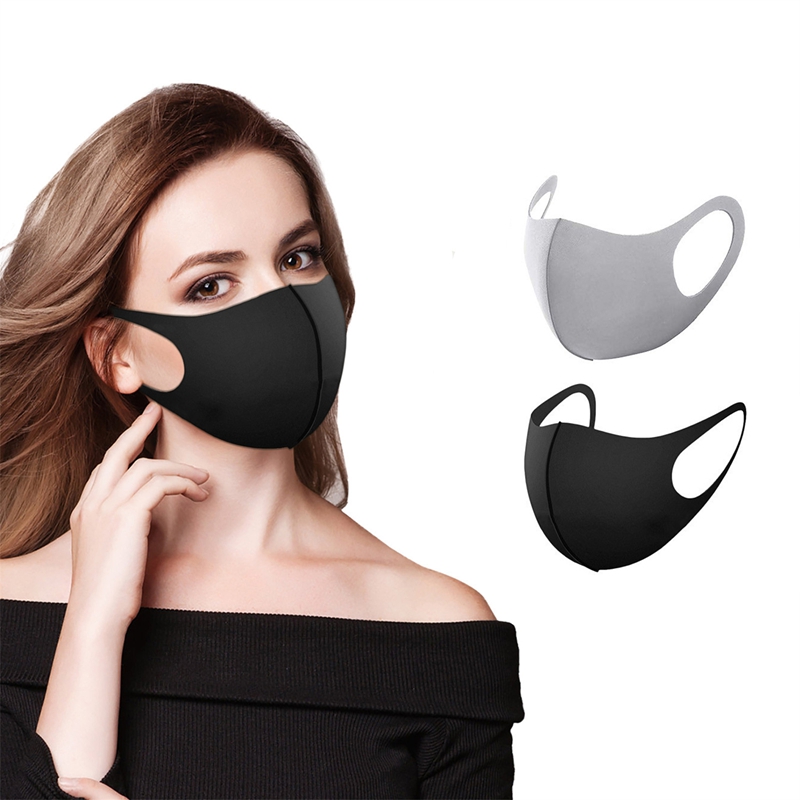 5/10 個ファッション固体イヤーループマスク春防塵洗える再 - Surgical Mask のレビューと価格