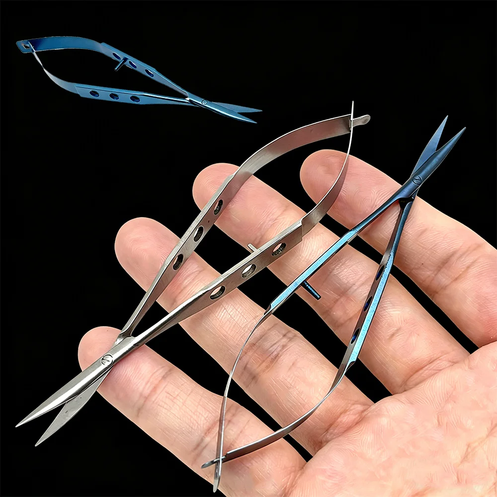12cm眼科用結膜剪刀　曲刃マイクロ手術用剪刀（歯科・眼科手 - Medical Scissors のレビューと価格