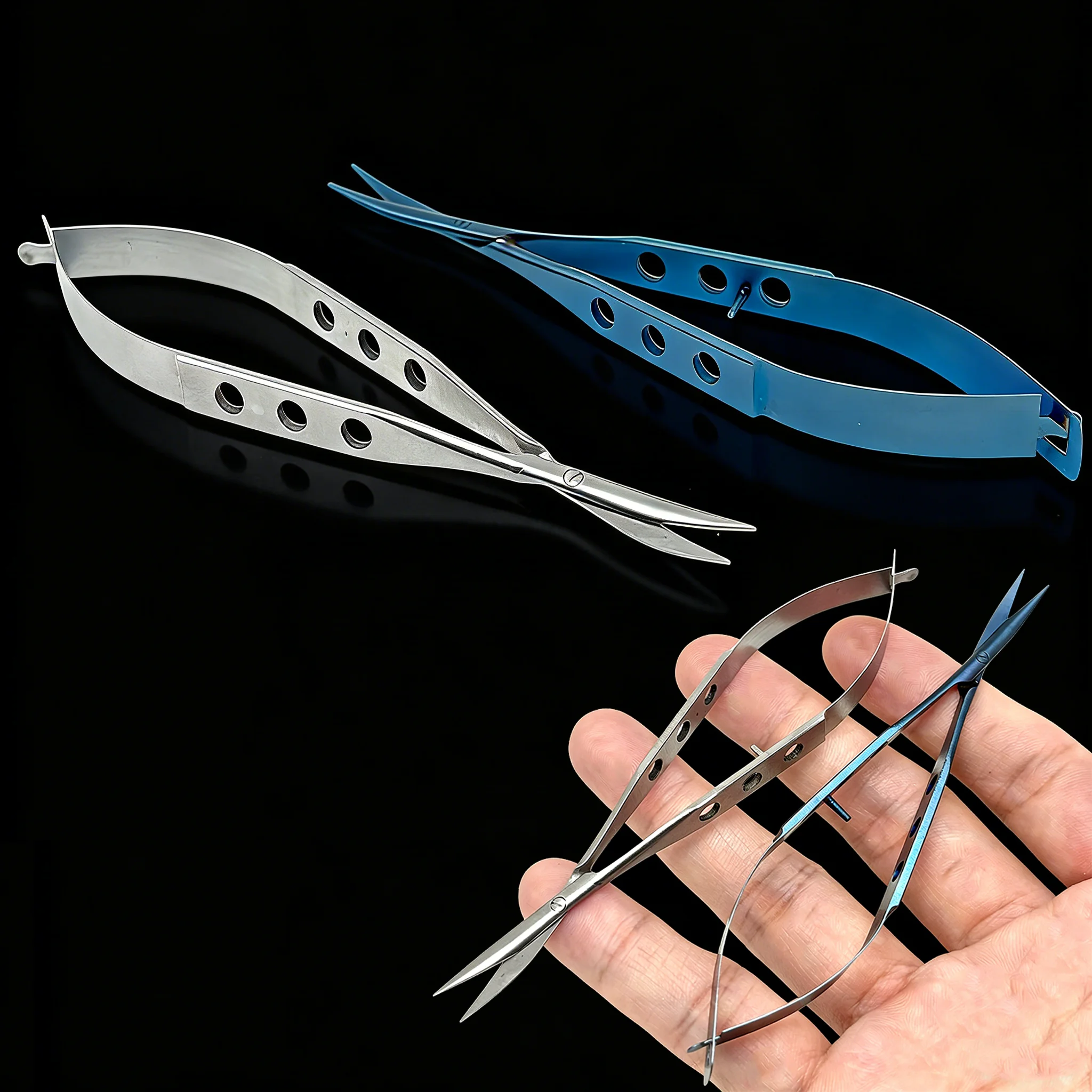 12cm眼科用結膜剪刀　曲刃マイクロ手術用剪刀（歯科・眼科手 - Medical Scissors のレビューと価格
