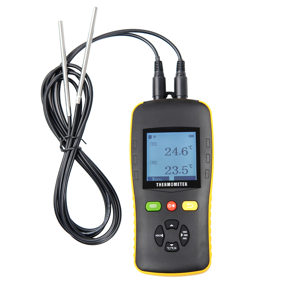 優れた安定性、デジタル温度計、デュアルPT100 PT100 - Thermometer Digital のレビューと価格