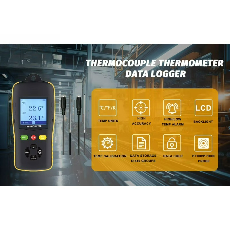 優れた安定性、デジタル温度計、デュアルPT100 PT100 - Thermometer Digital のレビューと価格