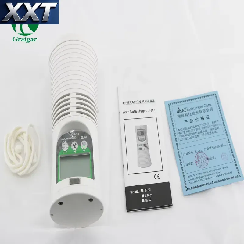 XXT乾湿球温度計AZ87601デジタル乾湿計、温室温度湿度 - Thermometer Digital のレビューと価格