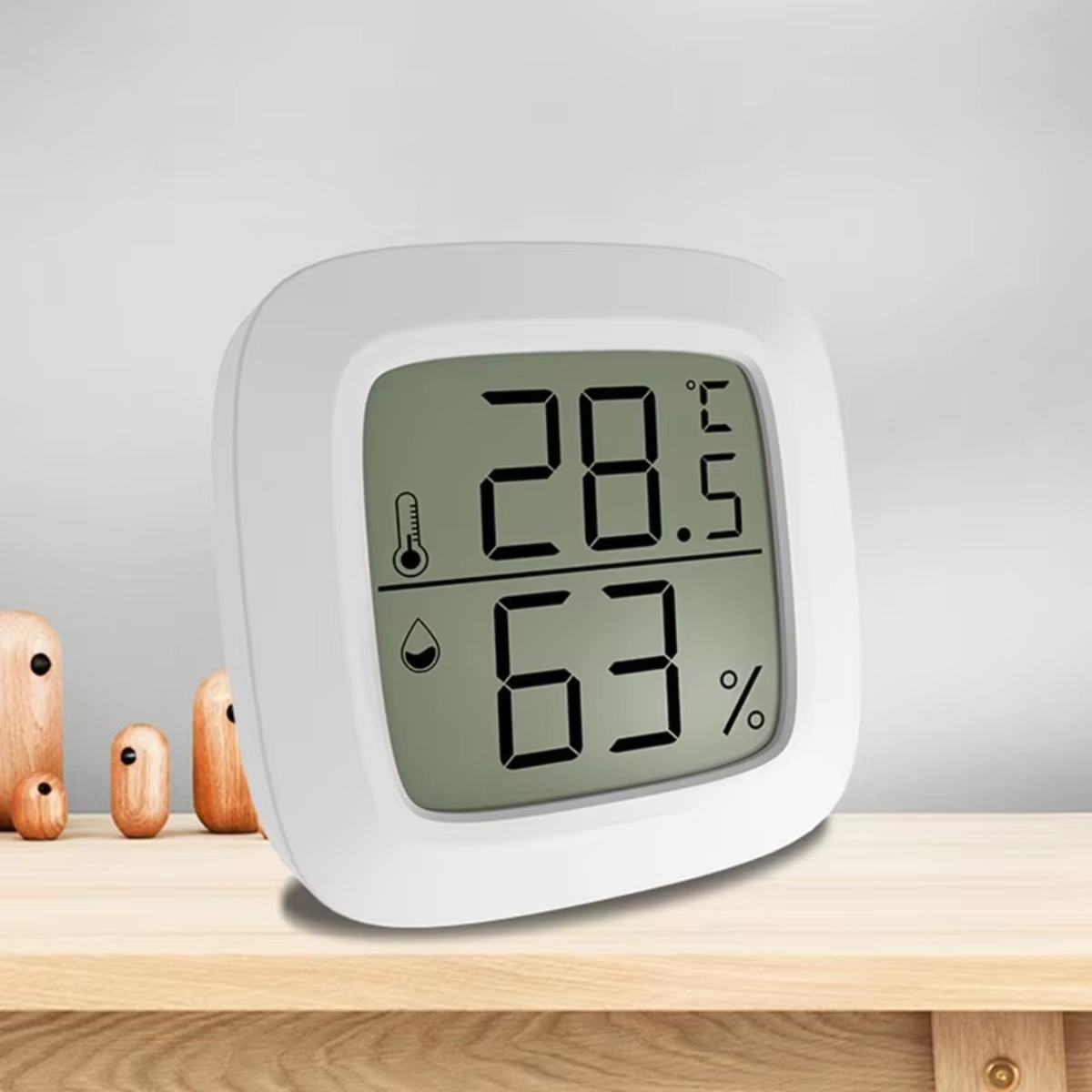 ミニ液晶デジタル温度計湿度計室内温度と湿度計センサーメーター - Thermometer Digital のレビューと価格