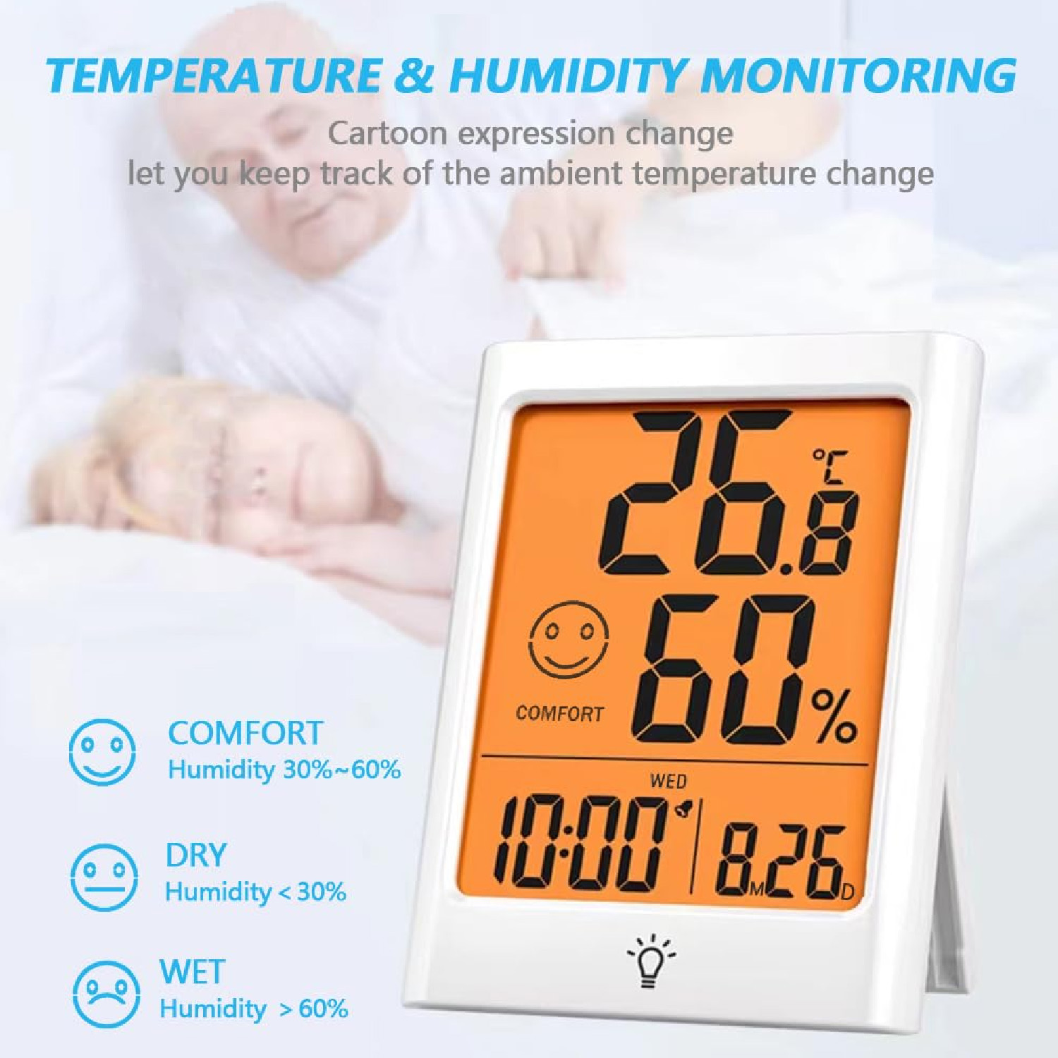 Timloon デジタル温湿度計。室内の温度と湿度をスマート - Thermometer Digital のレビューと価格