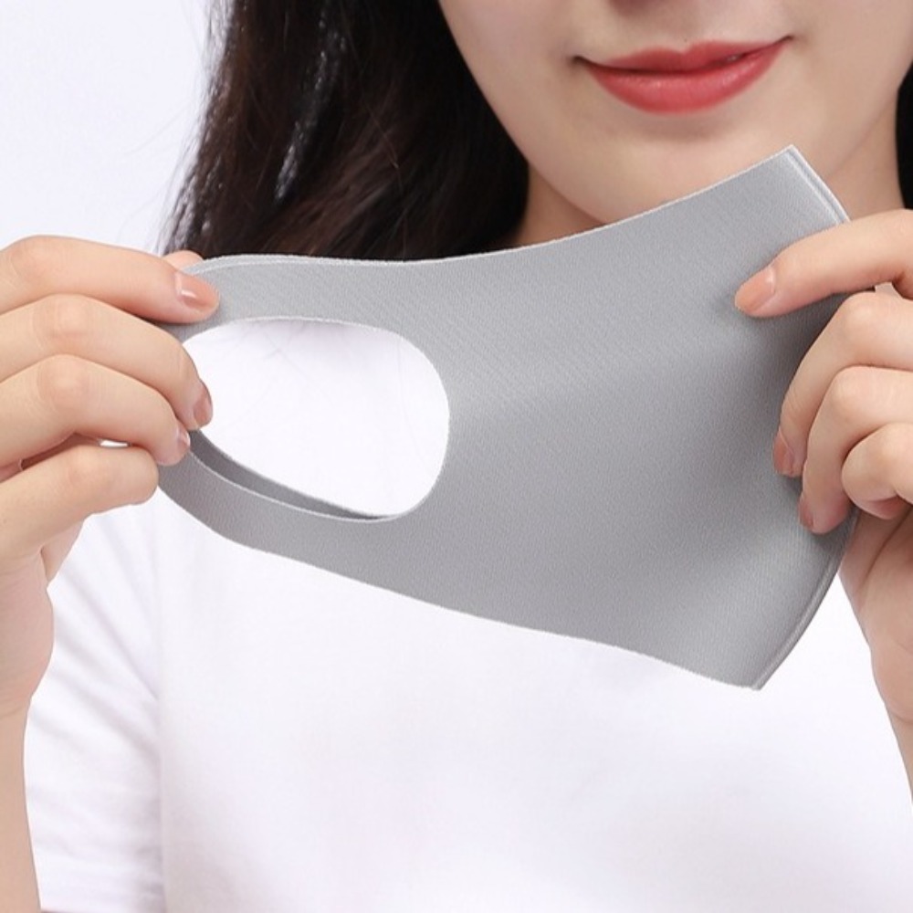 新しい通気性のあるアイスシルクマスク、紫外線防止、洗える日焼 - Surgical Mask のレビューと価格